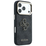 Guess iPhone 17 Pro/iPhone 18 Pro Cover 4G Resin Logo Sort