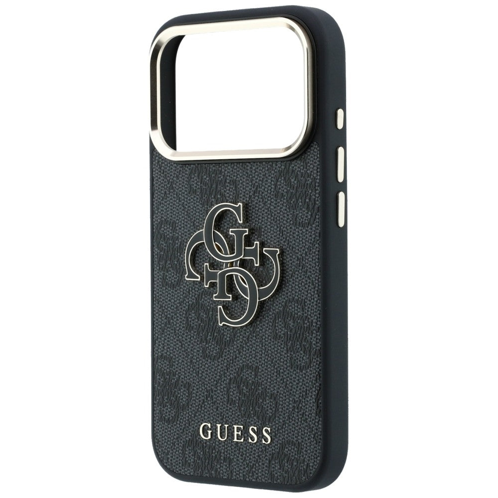 Guess iPhone 17 Pro/iPhone 18 Pro Cover 4G Resin Logo Sort