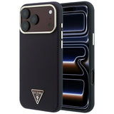 Guess iPhone 17 Pro/iPhone 18 Pro Cover Kevlar Triangle Logo bordeauxrød