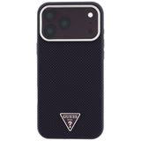 Guess iPhone 17 Pro/iPhone 18 Pro Cover Kevlar Triangle Logo bordeauxrød