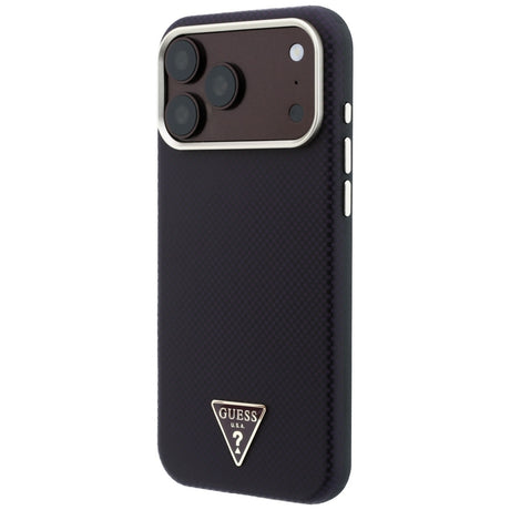 Guess iPhone 17 Pro Max/iPhone 18 Pro Max Cover Kevlar Triangle Logo Burgundy
