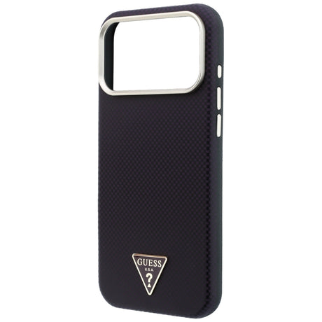 Guess iPhone 17 Pro Max/iPhone 18 Pro Max Cover Kevlar Triangle Logo Burgundy