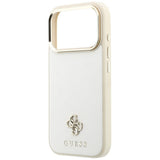Guess iPhone 17 Pro Max/iPhone 18 Pro Max Cover Saffiano 4G Classic Logo Beige