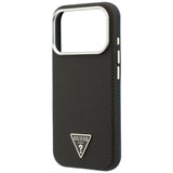 Guess iPhone 17 Pro/iPhone 18 Pro Cover Kevlar Triangle Logo Brun