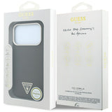 Guess iPhone 17 Pro/iPhone 18 Pro Cover Kevlar Triangle Logo Brun