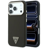 Guess iPhone 17 Pro Max/iPhone 18 Pro Max Cover Kevlar Triangle Logo Brun