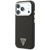 Guess iPhone 17 Pro Max/iPhone 18 Pro Max Cover Kevlar Triangle Logo Brun