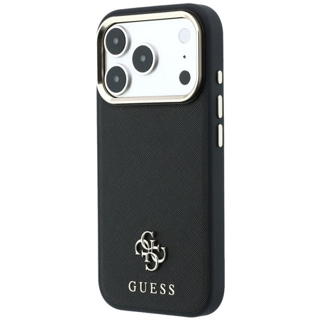 Guess iPhone 17 Pro Max/iPhone 18 Pro Max Cover Saffiano 4G Classic Logo Sort