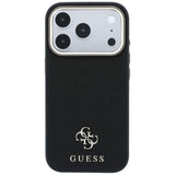 Guess iPhone 17 Pro Max/iPhone 18 Pro Max Cover Saffiano 4G Classic Logo Sort