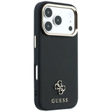 Guess iPhone 17 Pro Max/iPhone 18 Pro Max Cover Saffiano 4G Classic Logo Sort