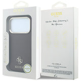Guess iPhone 17 Pro/iPhone 18 Pro Cover Saffiano 4G Classic Logo Bourgogne