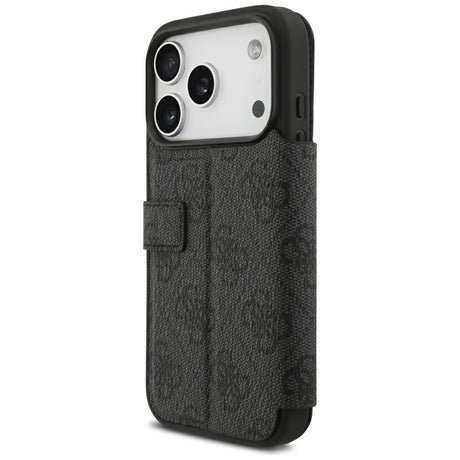 Guess iPhone 17 Pro/iPhone 18 Pro Etui Book 4G Metal Logo Sort