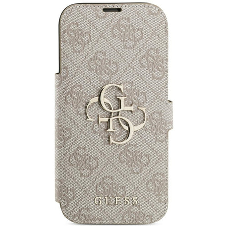 Guess iPhone 17 Pro/iPhone 18 Pro Etui Book 4G Metal Logo Lyserød