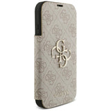 Guess iPhone 17 Pro/iPhone 18 Pro Etui Book 4G Metal Logo Lyserød