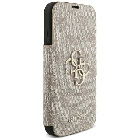 Guess iPhone 17 Pro/iPhone 18 Pro Etui Book 4G Metal Logo Lyserød