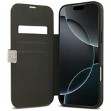 Guess iPhone 17 Pro Max/iPhone 18 Pro Max Etui Book 4G Metal Logo Lyserød