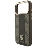 Guess iPhone 17 Pro/iPhone 18 Pro Cover 4G Stripe Classic Logos Brun