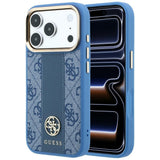 Guess iPhone 17 Pro/iPhone 18 Pro Cover 4G Stripe Classic Logos Blå