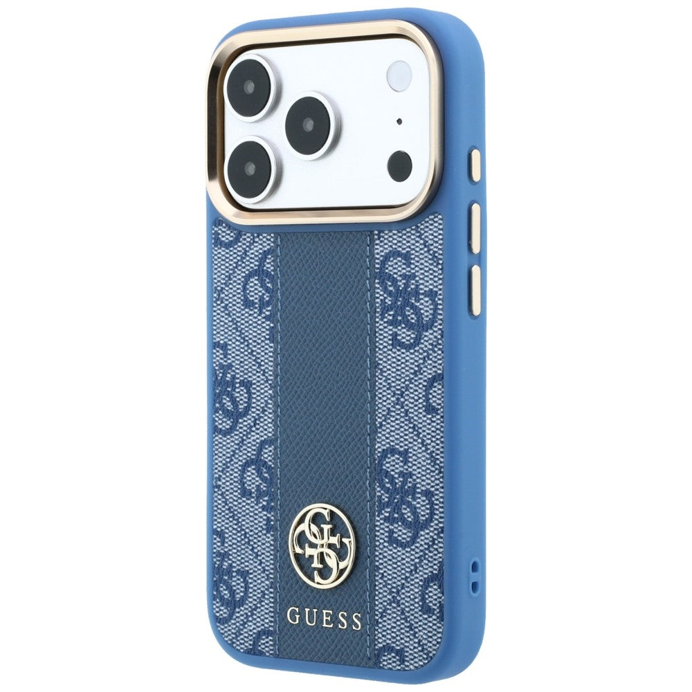 Guess iPhone 17 Pro/iPhone 18 Pro Cover 4G Stripe Classic Logos Blå