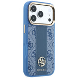 Guess iPhone 17 Pro/iPhone 18 Pro Cover 4G Stripe Classic Logos Blå