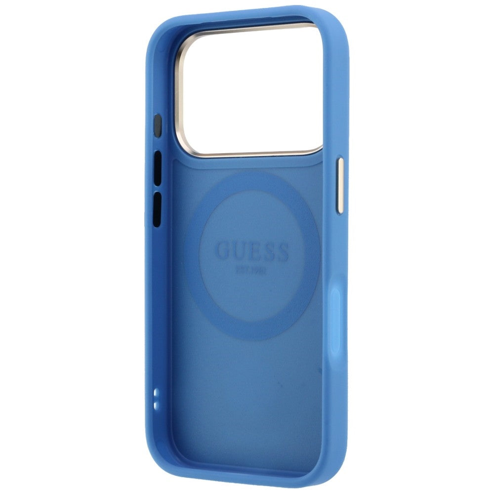 Guess iPhone 17 Pro/iPhone 18 Pro Cover 4G Stripe Classic Logos Blå