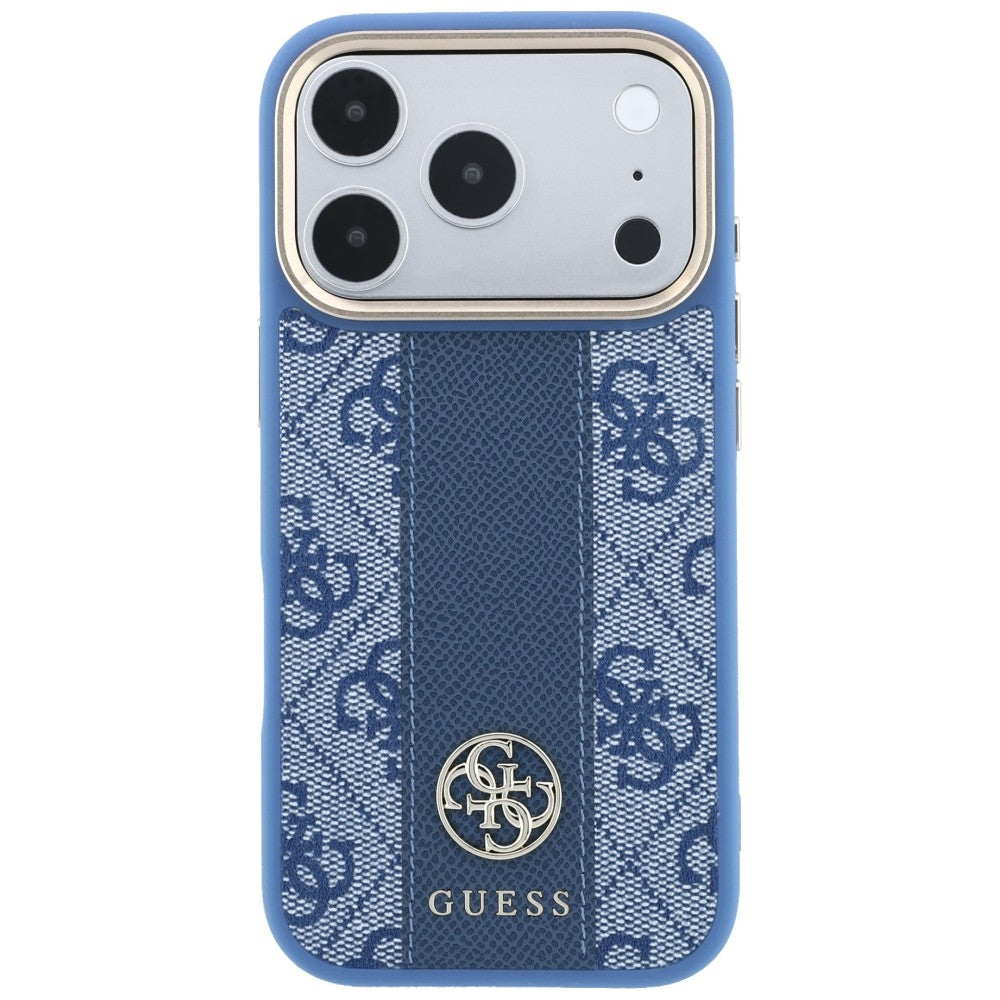 Guess iPhone 17 Pro Max/iPhone 18 Pro Max Cover 4G Stripe Classic Logos Blå