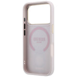 Guess iPhone 17 Pro/iPhone 18 Pro Cover 4G Stripe Classic Logos Lyserød