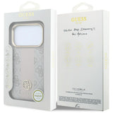 Guess iPhone 17 Pro Max/iPhone 18 Pro Max Cover 4G Stripe Classic Logos Lyserød