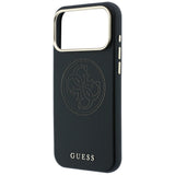 Guess iPhone 17 Pro Max/iPhone 18 Pro Max Cover Perforated 4G Gold Logo Sort