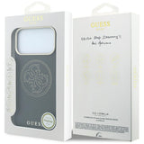 Guess iPhone 17 Pro Max/iPhone 18 Pro Max Cover Perforated 4G Gold Logo Sort