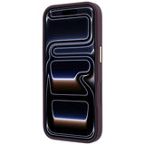 Guess Cover til iPhone 17 Pro Max/iPhone 18 Pro Max Stripe Peony 4G-logo Bourgogne