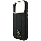 Guess iPhone 17 Pro/iPhone 18 Pro Cover Stripe Peony 4G Logo Sort
