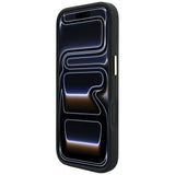 Guess iPhone 17 Pro Max/iPhone 18 Pro Max Cover Stripe Peony 4G Logo Sort