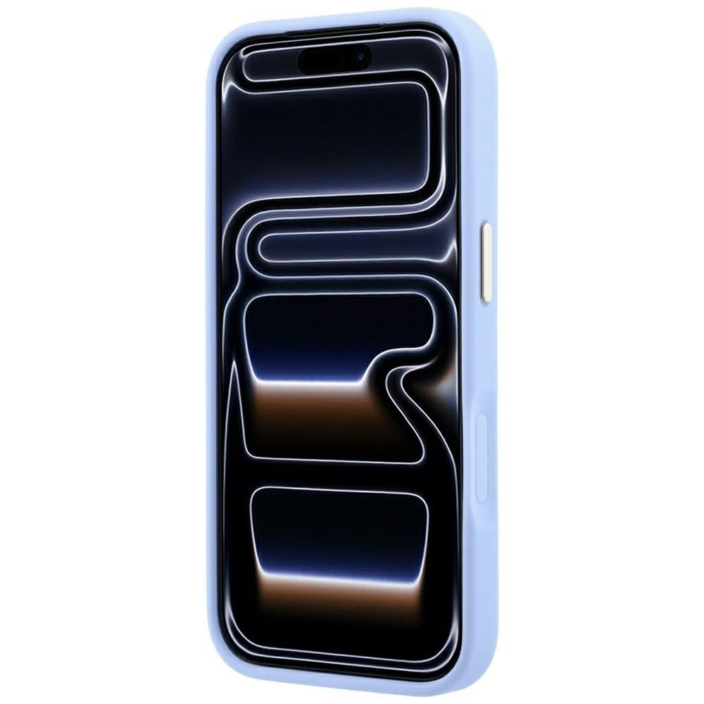 Guess iPhone 17 Pro/iPhone 18 Pro Cover Stripe Peony 4G Logo Blå