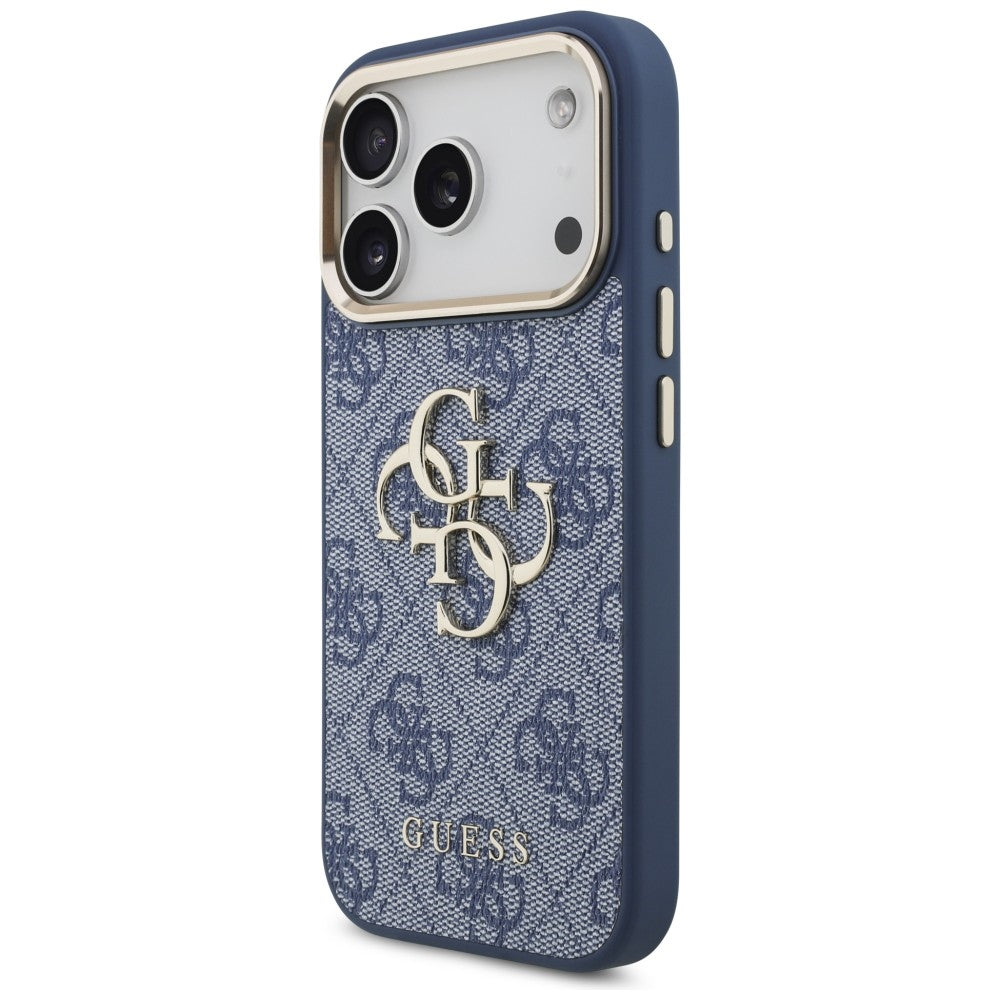 Guess iPhone 17 Pro/iPhone 18 Pro Cover 4G Classic Logo Blå