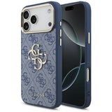 Guess iPhone 17 Pro Max/iPhone 18 Pro Max Cover 4G Classic Logo Blå