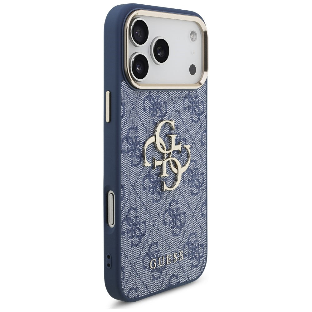 Guess iPhone 17 Pro Max/iPhone 18 Pro Max Cover 4G Classic Logo Blå