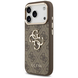 Guess iPhone 17 Pro/iPhone 18 Pro Cover 4G Classic Logo Brun