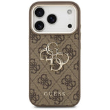 Guess iPhone 17 Pro/iPhone 18 Pro Cover 4G Classic Logo Brun