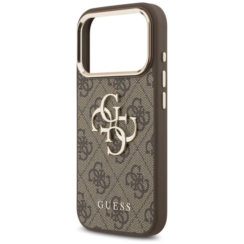 Guess iPhone 17 Pro/iPhone 18 Pro Cover 4G Classic Logo Brun