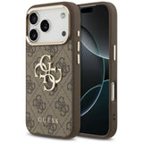 Guess iPhone 17 Pro Max/iPhone 18 Pro Max Cover 4G Classic Logo Brun