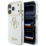 Guess iPhone 17 Pro Max/iPhone 18 Pro Max Cover 4G Script Hvid