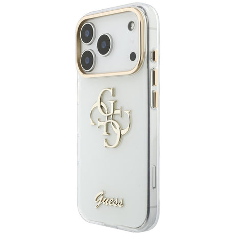 Guess iPhone 17 Pro Max/iPhone 18 Pro Max Cover 4G Script Hvid