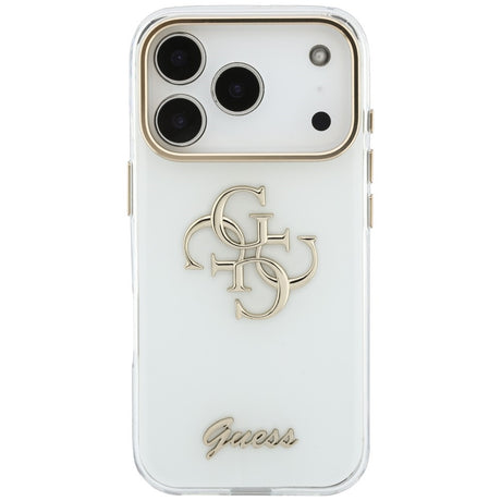 Guess iPhone 17 Pro Max/iPhone 18 Pro Max Cover 4G Script Hvid