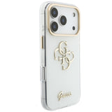 Guess iPhone 17 Pro Max/iPhone 18 Pro Max Cover 4G Script Hvid