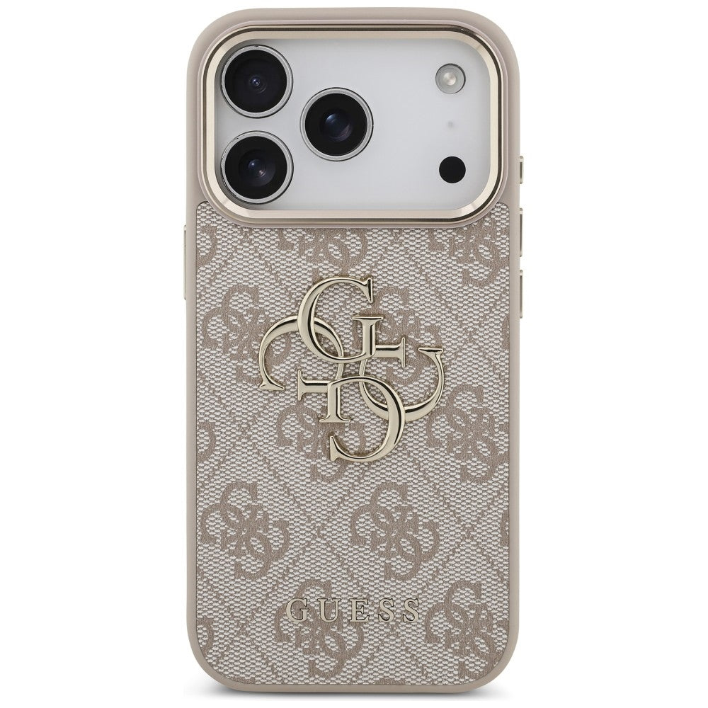 Guess iPhone 17 Pro/iPhone 18 Pro Cover 4G Classic Logo Lyserød
