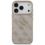 Guess iPhone 17 Pro/iPhone 18 Pro Cover 4G Classic Logo Lyserød