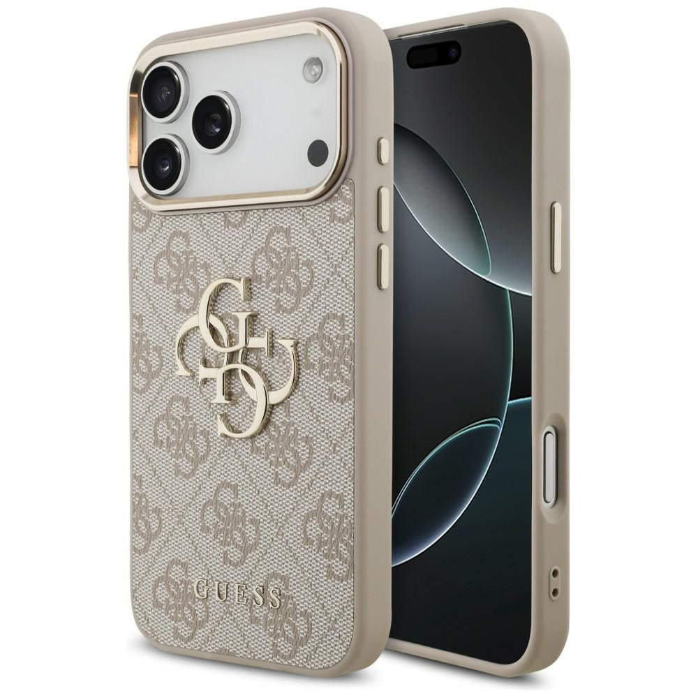 Guess iPhone 17 Pro Max/iPhone 18 Pro Max Cover 4G Classic Logo Lyserød