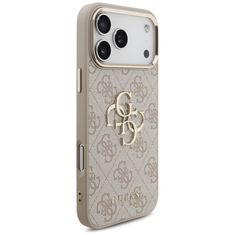 Guess iPhone 17 Pro Max/iPhone 18 Pro Max Cover 4G Classic Logo Lyserød