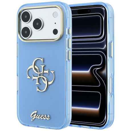 Guess iPhone 17 Pro/iPhone 18 Pro Cover 4G Script Blå